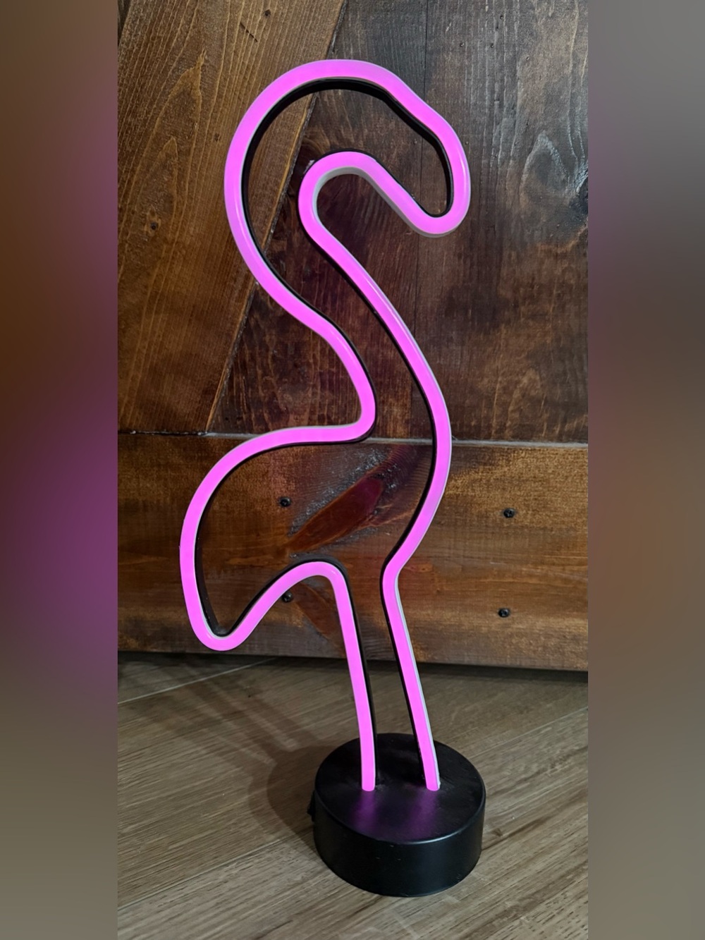 Pink Flamingo LED Neon Accent Lamp -